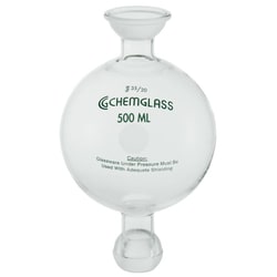 Chemglass Life Sciences 250mL Reservoir, Chromatography, 35/20 Lower Ball