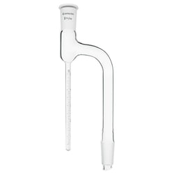 Chemglass Life Sciences Distilling Receiver, 5mL, Moisture Test, Bidwell-Sterling, 24/40 Joint Size, Approx. 275mm Height x 90mm Width