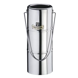 Chemglass Life Sciences Flask, Dewar, 2L, Stainless Steel, Carrying Handle, 100mm ID X 285mm Inside Depth, 122mm OD X 312mm Height