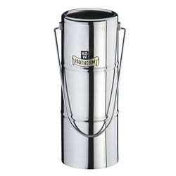 Chemglass Life Sciences Flask, Dewar, 6L, Stainless Steel, Carrying Handle, 185mm ID X 270mm Inside Depth, 200mm OD X 300mm Height