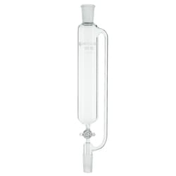 Chemglass Life Sciences 1000mL Addition Funnel, 24/40 Joint Size, 4mm Glass Stpk, 520mm OAH