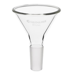 Chemglass Life Sciences&nbsp;100mm Powder Funnel, 29/42 Inner Joint
