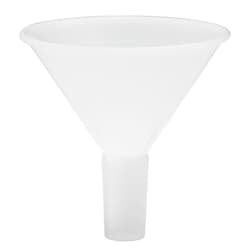 Chemglass Life Sciences 101mm Powder Funnel, Polypropylene, 24/40 Joint Size