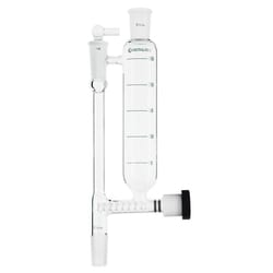 Chemglass Life Sciences 250mL Powder Addition Funnel, 24/40 Joint Size, Auger B