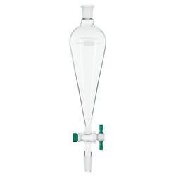 Chemglass Life Sciences 125mL Sep Funnel, Old Style, 14/20