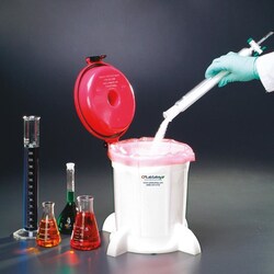 Chemglass Life Sciences Disposable Poly Bag, Red, for CG-1759-70