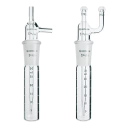 Chemglass Life Sciences Midget Impinger, Graduated, Bottle only, 24/40