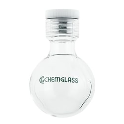 Chemglass Life Sciences Vessel, Pressure, 200mL, #25 Thread, Round Bottom