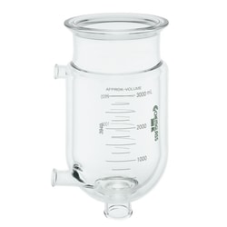 Chemglass Life Sciences 2L Reaction Vessel, Jacketed, 150mm Schott O-Ring Flange, 3/4