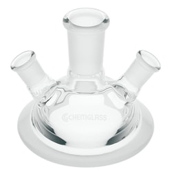 Chemglass Life Sciences Reaction Vessel Lid, 3-Neck, 24/40 Center Neck,