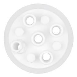 Chemglass Life Sciences 9-Neck PTFE Reaction Vessel Lid Only, 150mm, Without Joint Adapters