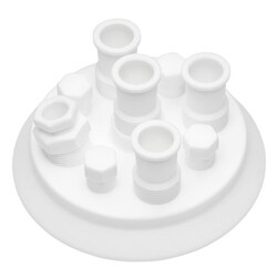Chemglass Life Sciences 25mm PTFE Compression Fitting for Lasentec Probe,