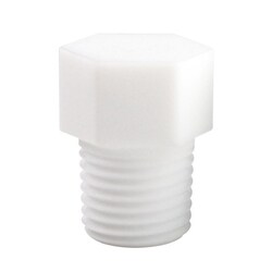 Chemglass Life Sciences PTFE Plug, 1/2" Male NPT, Quantity: Each of 1
