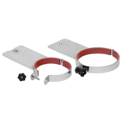 Chemglass Life Sciences Stainless Steel Reactor Clamp, 100mm, ChemRxnHub™