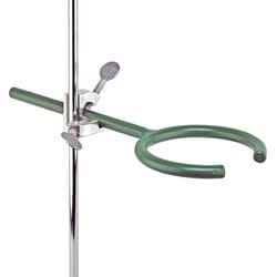 Chemglass Life Sciences Lower Support Ring for Reaction Vessel, PTFE Coated Stainless Steel, 76mm ID, 38mm Slot Opening