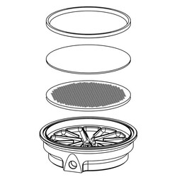 Chemglass Life Sciences 150mm Filter Support Assembly, Complete Without