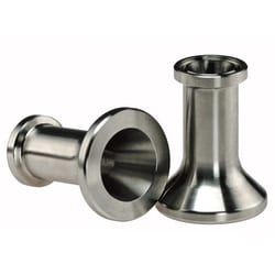 Chemglass Life Sciences Adapter, 1" Beaded Pipe to 3/4" Sanitary, 316L