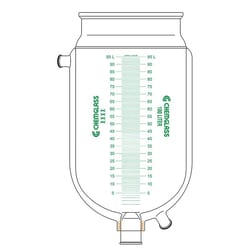 Chemglass Life Sciences 100L Jacketed Reaction Vessel, Large Scale, 3