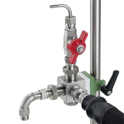 Chemglass Life Sciences ChemRxnHub Manifold System to Include: 1ea CG-1969-X-12 (Outlet Manifold Assembly Complete) and 1ea CG-1969-X-14 (Inlet Manifold Assembly Complete)