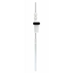 Chemglass Life Sciences PTFE Jacketed Stainless Steel Baffles Only: Overall Baffle Length: 410mm, Effective Baffle Length: 220mm, Baffle Width x Depth (mm): 7 x 10, PTFE Compression Fitting: 1/4