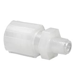 Chemglass Life Sciences&nbsp;PFA Straight Adapter, 1/4