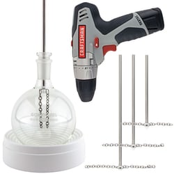Chemglass Life Sciences Individual Tool, Rotary Scraper, Fits 1,000mL Round