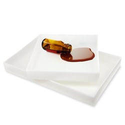 Chemglass Life Sciences Spill Tray, Polyethylene, 19"L x 16"W x 2"H, Quantity: