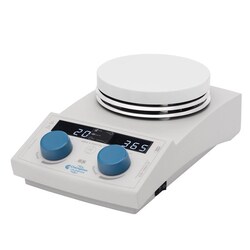 Chemglass Life Sciences Magnetic Hot Plate Stirrer, Digital, 135mm Plate,