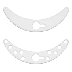 Chemglass Life Sciences Stirrer Blade, PTFE, Banana Shape, Solid, 10mm, for 5000mL Flasks, 45/50 minimum joint clearance