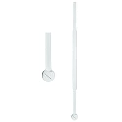 Chemglass Life Sciences&nbsp;Stirring Shaft, 19mm, Polished, Chem-Stir, 1 to 2L Flasks, 555mm OAL, Complete with PTFE Nut and Bolt