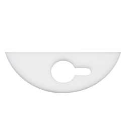 Chemglass Life Sciences&nbsp;Stirrer Blade, PTFE, 19mm, Heavy Duty, for 12000mL Flasks, 39mm Width x 150mm Length, 45/50 minimum joint clearance