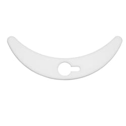 Chemglass Life Sciences Stirrer Blade, PTFE, Banana Shaped, Solid, 19mm, Heavy Duty, for 22000mL Flasks, 55/50 minimum joint clearance