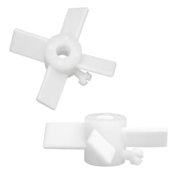 Chemglass Life Sciences Agitator, PTFE, 10mm, Four Blade, 75mm Dia, Fits