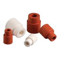 Chemglass Life Sciences&nbsp;Septum Stopper, Sleeve Type, For 29/26-29/42 Outer Joints, Red