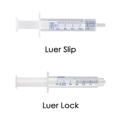 Chemglass Life Sciences Syringe, Polypropylene, Luer Slip, 5mL, Centric