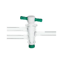 Chemglass Life Sciences&nbsp;6mm Double Oblique PTFE Plug Only, 20/65