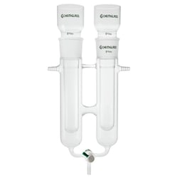 Chemglass Life Sciences Dual Chamber Only, Vacuum Trap