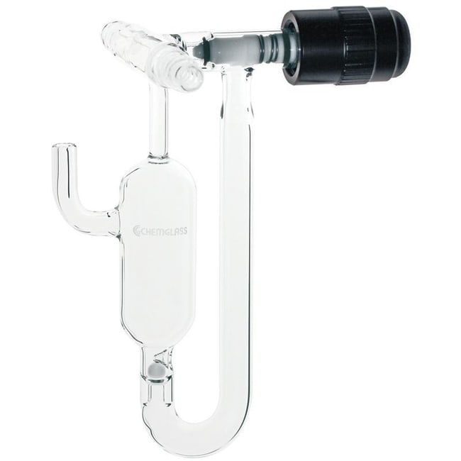 Chemglass Life Sciences Bubbler, Pressure Release, 130mm