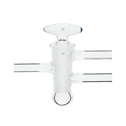 Chemglass Life Sciences&nbsp;16.2/56 Hi-vac plug only, glass, double oblique