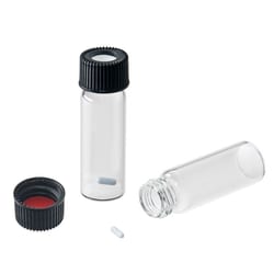Chemglass Life Sciences&nbsp;15mm x 45mm Clear Vial, 4ml, 13-425 Threaded Top