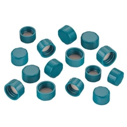 Chemglass Life Sciences Cap, Solid, 13-425, Green, TFE Septa