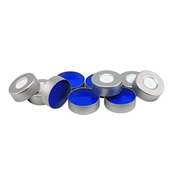 Chemglass Life Sciences 20mm Aluminum Seals with PTFE/Silicone Septa