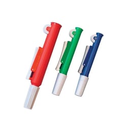 Chemglass Life Sciences&nbsp;Pipette Filler, Manual, Quick-Release, for up to 10mL, Green