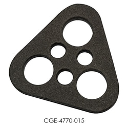 Chemglass Life Sciences Floating Test Tube Rack, Triangle, fits 15 and