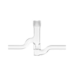 Chemglass Life Sciences Valve, 0-12mm, 180, Glass Only