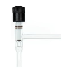 Chemglass Life Sciences Valve, 0-12mm, 90, Exposed O-ring Tip