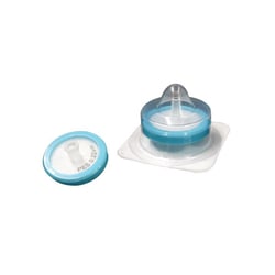 Chemglass Life Sciences Syringe Filter, 0.22µm PVDF Membrane, 25mm Housing