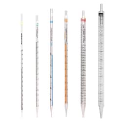 Chemglass Life Sciences Serological Pipette, 25mL, Color Coded Red, Bulk