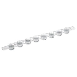 Chemglass Life Sciences&nbsp;8-Strip PCR Caps, Domed, Non-Sterile, 125/Pk