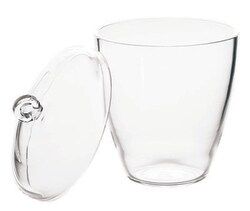 Chemglass Life Sciences Crucibles with Lids, Quartz, 25 ML capacity, top dia. 47 mm, base: 18 mm, height: 30mm